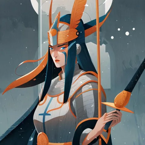 warrior <lora:illustrStyle-000002:1> illustrStyle