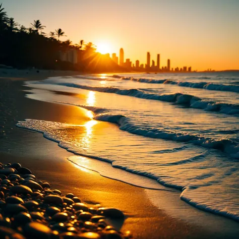 (((On a beach with the Gold Coast Beach in the background))), Golden Hour, Warm Tones, 4k High Resolution, Captured on Hasselblad, 60mm photo, Radiant Focus, Golden Glow, Cinematic Ratio, Luminous, Serene, Rich Colors, Soft Grain, Warm Texture, Golden Hour Photography, Soft Lighting, Peaceful Feel, Radiant Ambiance, Emphasizing Warmth, Creating Serenity, Evoking Calm, Visual Warmth, Artistic Technique, Warm Lighting, Sunny Concept, Natural Styling, Radiant Visual, Peaceful Story, Detailed Warmth, Sunset Landscape, Editorial Calm, Gentle Lighting, Warm Emotion, Artistic Peace <lora:add-detail-xl:2> <lora:Cosine_freck:1>