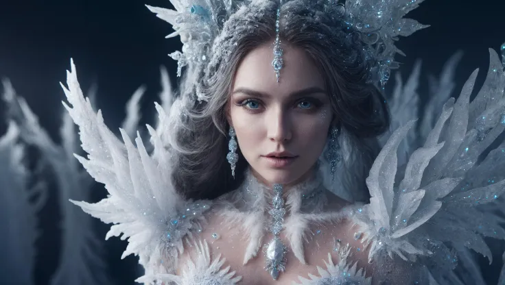 ice queen, 1girl, white hair, fantasy clothing made of ice and frost, Icefashion, otherworldly, otherworldly atmosphere, (complex absurd background:1.2), 8k uhd, dslr, soft lighting, high quality, (intricate details:0.9), (hdr, hyperdetailed:1.2)
<lora:IceFashion:0.8> Icefashion
<lora:IceFashion:0.8> Icefashion