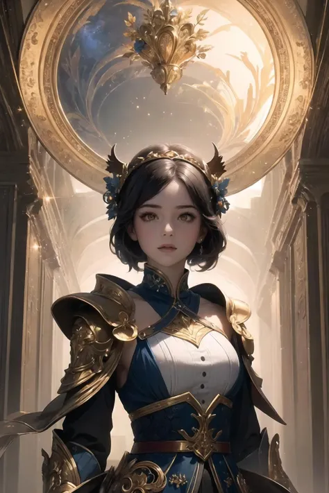 1girl,golden pupils, xuancaimofa, (masterpiece, top quality, best quality, official art, beautiful and aesthetic:1.2),<lora:XuancaiMofa-Classical:0.45>