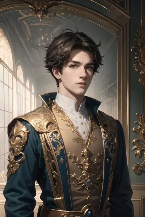 1boy,xuancaimofa, (masterpiece, top quality, best quality, official art, beautiful and aesthetic:1.2),<lora:XuancaiMofa-Classical:0.45>