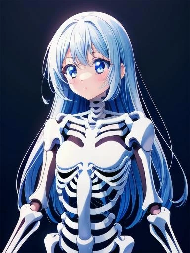 1girl,  skeleton,    <lora:skelton_v1.0:0>