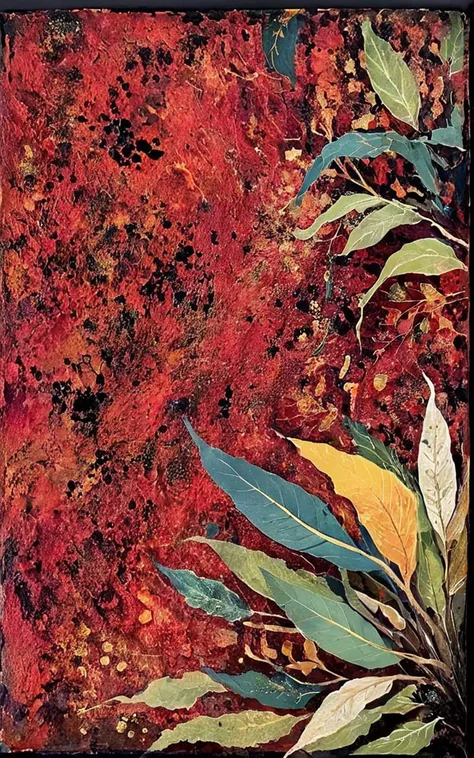<lora:t1ngSDXL:1> t1ng, traditional media, abstract, texture, no humans, plant,