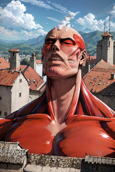 masterpiece, best quality, IncrsSecretPower, solo, closed eyes, <lora:FabulousSecretPowersMeme:1>, colossal titan, <lora:Char_Sigmas_ColossalTitan:0.8>