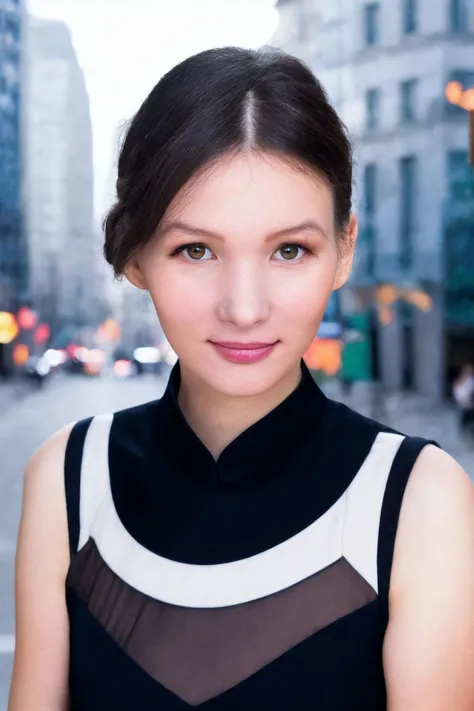 <lora:ArielTylor_SD15_v1.1:1>
a Realistic Full Portrait Photo of a realistic woman in a city theme, blurred bokeh background, Guo Pei dress, vogue, focus, stern, concentrating, confident, staring, poised, focused, serious, intent, intense, detailed eyes, detailed face, detailed pupils, detailed iris, detailed cheekbones, detailed lips, detailed hair, pale skin, half-updo, symmetrical face, rule of thirds, (fashion makeup:1.1), city background, grin512, shot on Hasselblad X1D II, fine texture, smooth color gradations