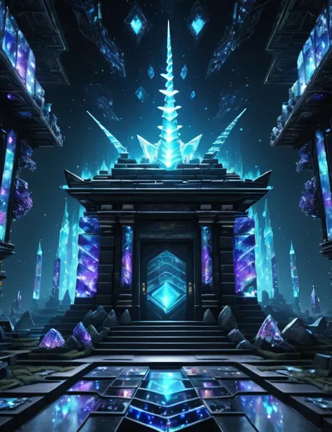 ((best quality)), ((masterpiece)), ((realistic,digital art)), (hyper detailed), DonMF43Dr4g0n Celestial Unicorn Palace, Gabbro stone,Insulated Concrete Forms, Bioluminescent Fungi, Downlighting, 8K, HDR,   <lora:Fae_Dragon_SD1.5_version-000008:1>