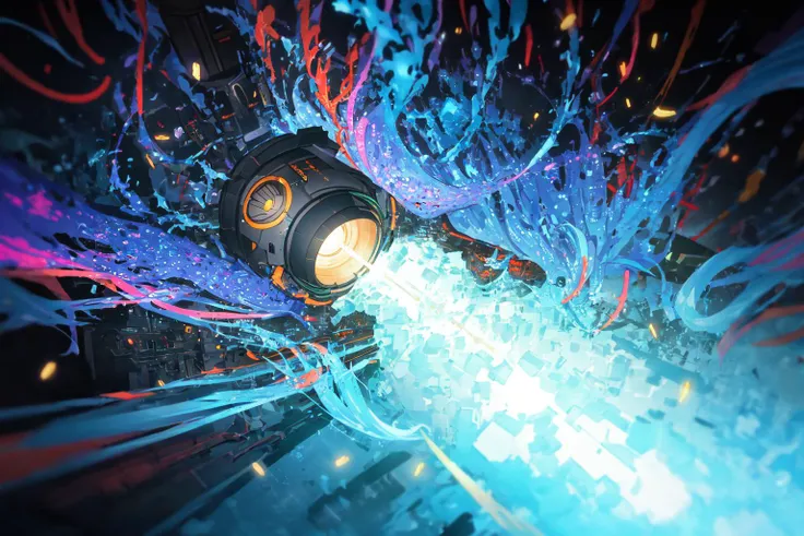 masterpiece, best quality, ultra-detailed,detailed background,high quality,extremely detailed, highest quallity, black light particles,illustration, cinematic light,
