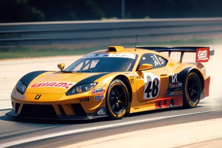 {top quality}, 1car, racing, at midnight