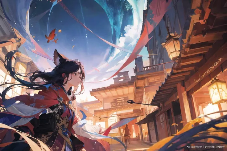 (masterpiece, best quality:1.2), illustration, 8k wallpaper, colorful, subsurface scattering, white, koi, 1girl, art nouveau swirls, vibrant colors, octane render, by jesper ejsing, james jean, justin gerard, tomasz alen kopera, cgsociety and fenghua zhong, highly detailed, rim light, art, cinematic lighting, very coherent, hyper realism, high detail, 8 k,by Tyler Edlin, Photorealistic, wavy, octane, 8k, beautiful