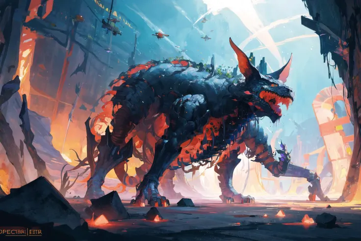 (masterpiece, best quality:1.2), illustration, 8k wallpaper, colorful,
(portal:1.1), (otherworldly creature:1.2), (magical energy:1.1), (floating debris:1.05), (dark and mysterious environment:1.05), (multiple arms:1.05), (glowing third eye:1.1), (bright light:1.05), (illumination:1.05), (fantasy:1.15), (surreal:1.1), (enigmatic:1.05), (intriguing:1.05), (ethereal:1.08), (mystical:1.1), (cosmic:1.05), (interdimensional:1.1), (unearthly:1.05), (spellbinding:1.1), (unforgettable:1.05),
(fantasy art:1.1), (digital art:1.05), (magical realism:1.08), (epic:1.1), (concept art:1.05), (highly detailed:1.1), (cinematic:1.05), (surrealism:1.05), (mystery:1.05), (astonishing:1.1), (by Andrey Surnov:1.05), (mind-bending:1.1), (fascinating:1.05), (unbelievable:1.05), (otherworldly landscapes:1.1), (breathtaking:1.05), (incredible:1.05), (portal opening:1.05)