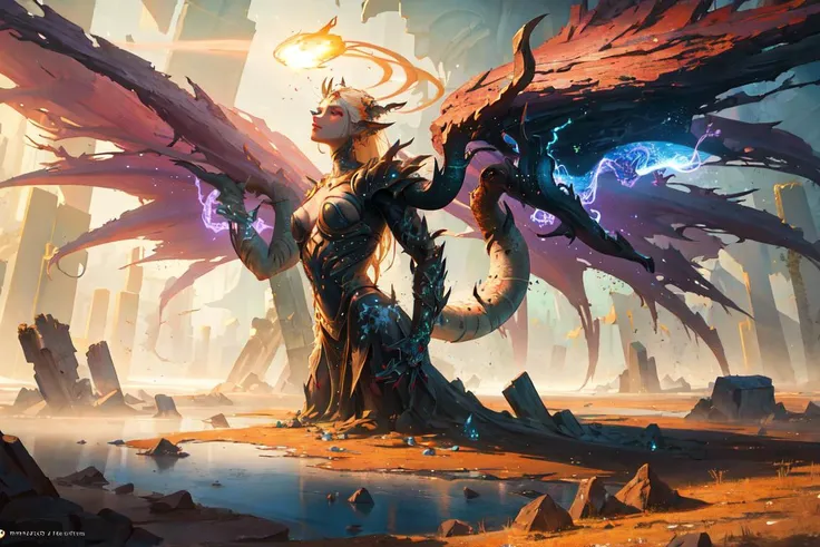 (masterpiece, best quality:1.2), illustration, 8k wallpaper, colorful,
(portal:1.1), (otherworldly creature:1.2), (magical energy:1.1), (floating debris:1.05), (dark and mysterious environment:1.05), (multiple arms:1.05), (glowing third eye:1.1), (bright light:1.05), (illumination:1.05), (fantasy:1.15), (surreal:1.1), (enigmatic:1.05), (intriguing:1.05), (ethereal:1.08), (mystical:1.1), (cosmic:1.05), (interdimensional:1.1), (unearthly:1.05), (spellbinding:1.1), (unforgettable:1.05),
(fantasy art:1.1), (digital art:1.05), (magical realism:1.08), (epic:1.1), (concept art:1.05), (highly detailed:1.1), (cinematic:1.05), (surrealism:1.05), (mystery:1.05), (astonishing:1.1), (by Andrey Surnov:1.05), (mind-bending:1.1), (fascinating:1.05), (unbelievable:1.05), (otherworldly landscapes:1.1), (breathtaking:1.05), (incredible:1.05), (portal opening:1.05)