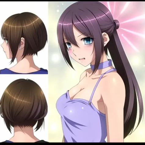a beautiful anime girl, (style:anime)