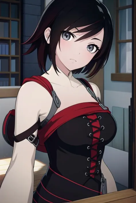 rubyrose, <lyco:rubyrosev4-lyco-nochekaiser:1>,
ruby rose, black hair, short hair, (grey eyes:1.5),
BREAK ,
BREAK looking at viewer,
BREAK outdoors,
BREAK <lora:GoodHands-vanilla:1>, (masterpiece:1.2), best quality, high resolution, unity 8k wallpaper, (illustration:0.8), (beautiful detailed eyes:1.6), extremely detailed face, perfect lighting, extremely detailed CG, (perfect hands, perfect anatomy),