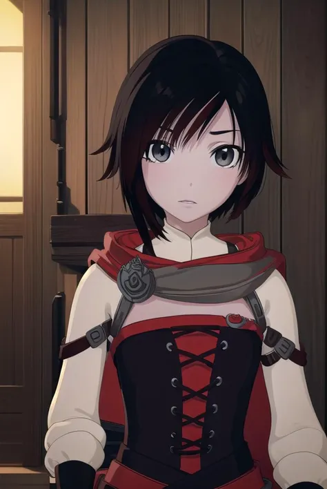 rubyrose, <lyco:rubyrosev4.5-lyco-nochekaiser:1>,
ruby rose, black hair, short hair, (grey eyes:1.5),
BREAK ,
BREAK outdoors, night, nature, forest,
BREAK looking at viewer, (cowboy shot:1.5),
BREAK <lyco:GoodHands-beta2:1>, (masterpiece:1.2), best quality, high resolution, unity 8k wallpaper, (illustration:0.8), (beautiful detailed eyes:1.6), extremely detailed face, perfect lighting, extremely detailed CG, (perfect hands, perfect anatomy),