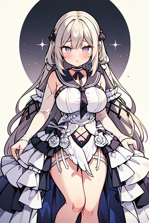 (masterpiece, best quality), 1girl, <lora:OUTFIT-formidable_timeless_classicsD:1> outfit-timeless dress, vein