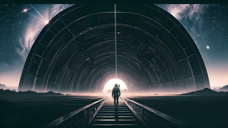 RAW photo, cinematic masterpiece, majestic epic composition, 2022s cinema, (movie scene), full shot, epic dynamic frame, dynamic pose, motion blur, sci-fi, cyber, (((cienatic look))), cinematic light, rim light, film grain, natural skin texture, 24mm, 4k textures, soft cinematic light, adobe lightroom, photolab, hdr, intricate, elegant, (complex, intricate :1.1), absurdes, ((((cinematic look)))), soothing tones, insane details, intricate details, hyperdetailed, low contrast, soft cinematic light, dim colors, exposure blend, hdr, faded, (high detailed skin:1.2), 8k uhd, dslr, soft lighting, high quality, film grain, Fujifilm XT4 , dark studio, (rim light:1.2), two tone lighting, dimly lit, low key, (darken:1.2), (dark shot:1.3), exposure blend, professional color grading, complimentary colors, professional color correction, post-processing, aerial perspective, particles and dust in beams of light, space,