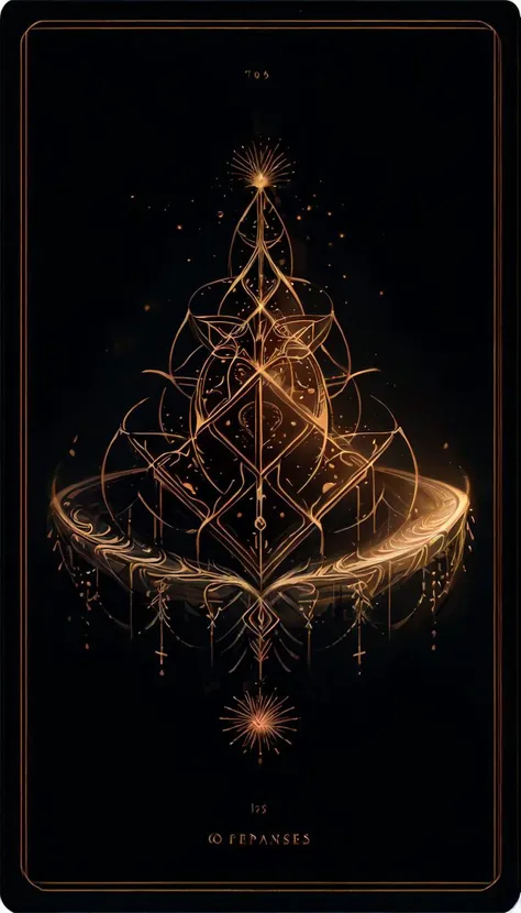 (masterpiece, top quality, best quality, official art, beautiful and aesthetic:1.2), (fractal art:1.5), highest detailed, super detailed, soul card, line, <lora:soulcard:1>, (flower), (dynamic streaks), (tree), (star), (polygon), <lora:GlowingRunesAI:1>, GlowingRunesAI_golden, <lora:add_detail:1>