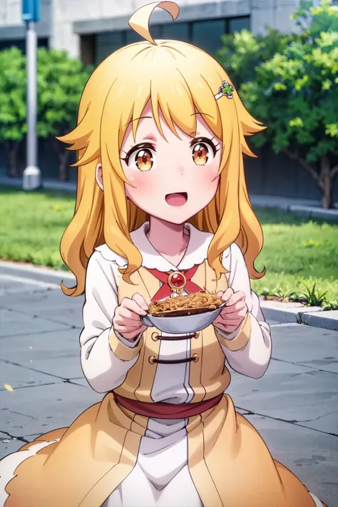 <lora:0018LV1emily:1>,emily,dress,solo,bean sprouts,