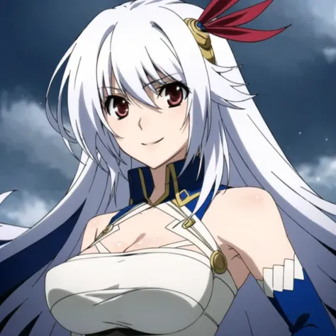 <lora:eleonora:0.8> eleonora, 1girl, solo, long_hair, breasts, smile, large_breasts, hair_ornament, gloves, cleavage, bare_shoulders, upper_body, weapon, elbow_gloves, sword, bandages, sarashi
((masterpiece, best quality, very detailed))