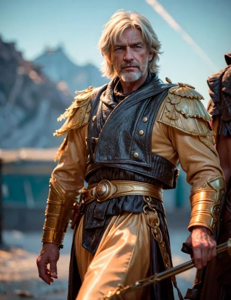 RAW photo, 8k UHD, high detailed skin, ((handsome german hippie, 50 yo, bavarian man)), green eyes, rule of thirds, eye-contact, masterpiece, photography, ultra realism, realistic, outdoors, golden hour, portrait, smiling, grey short hair, rocker style, DoF, harbor, sky, clouds, soft lighting, ( highly detailed skin:0.7),(film grain:1.3), 8k uhd, dslr, soft lighting, high quality, HDRI, Fujifilm XT3 <lora:add_detail:0.66>, Nikon D850