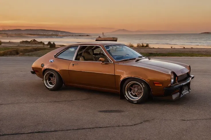 [<lora:Ford_Pinto:0.75>#cmd\(cooldown\(0.5\)\)] , dutch angle view, realistic photo of a brown pinto car, widebody, fender flares, racing wheels, imsa, scca, racing, sunset, golden hour, (masterpiece:1.0), (best quality:1.0), beautiful, (intricate details), unity 8k wallpaper, ultra detailed  [<lora:conceptWB_v1:0.7>#cmd\(cooldown\(0.6\)\)]