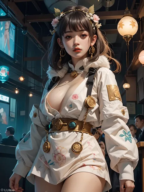 <lora:AI_Utaha:0.33> <lora:T2:0.6>
(photorealistic:1.4), official art, unity 8k wallpaper, ultra detailed, beautiful and aesthetic, masterpiece,best quality, (organic, geometric, harmonious, kaleidoscopic), urban jungle, mythological creatures, otherworldly, transcendent realms, inner peace, nature's embrace, magnetic allure, dark and mysterious, a cubist perspective, rich textures, art nouveau, by alphonse mucha, jenny saville, hikari shimoda, ai weiwei, banksy, gustav klimt, egon schiele, yayoi kusama, roy lichtenstein, julie mehretu, immersive, play of light and darkness, (nsfw:0.9),(see-through|areola slip|nipple_slip:0.9),thighs, (deep shadow, low key), <lyco:GPTS1 lite:1>