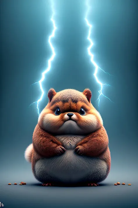 <lora:fat:1.0> squirrel, detailed, furry, intricate, bokeh background, kung fu stance,
<lora:LightningPunkAIv2.1:1.0> LightningPunkAI, sparks, lightning, thunderclouds
<lora:add_detail:1.0> leaves, nuts, trees