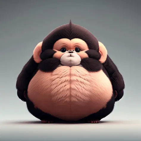 <lora:fat:1>monkey