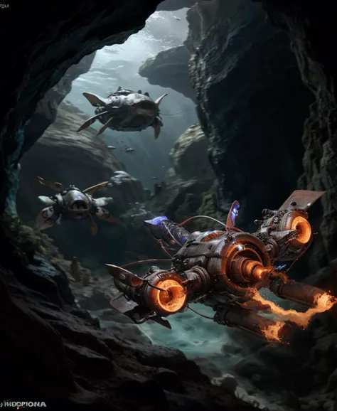 podracing, underwater, abyss, cavern, algua,
(giant, monster, creature, scary:0.7),
(speed, fast, trail, projection:0.6),
highres, ultra detailed,
<lora:podracing_10_1:0.6>
