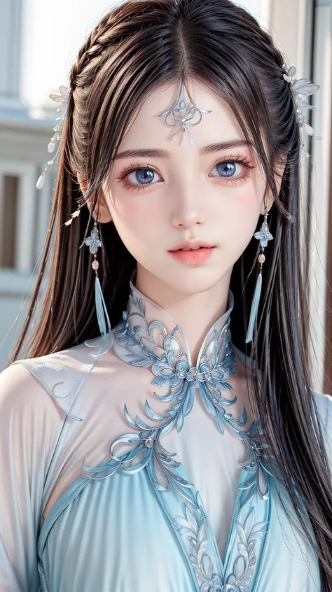 masterpiece,best quality,(detailed face, perfect face, perfect eyes, realistic eyes, perfect fingers),(clear face),fantasy girl,long hair,hair ornaments,looking at viewer,outdoors,intricate,high detail,sharp focus,dramatic,beautiful girl,full body,
<lora:add_detail:0.8>,
 <lora:Classical bamboo dance costume_20230707134006:0.75> dress,chinese clothes,