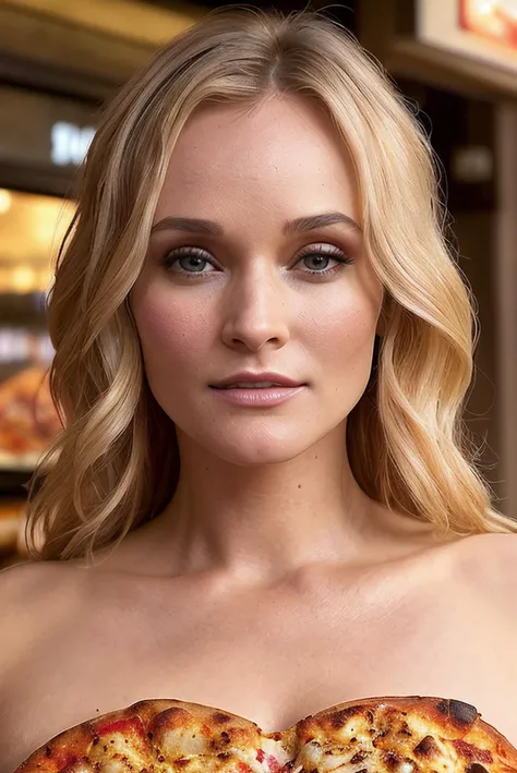 beautiful woman (dkrug3r:.99), Butterfly braid , jewellery, ((portrait)), (closeup:1.4), ((from the waist up)), ((( A chic, contemporary pizzeria, filled with a variety of gourmet pizzas and a warm, inviting atmosphere :1.2 ))), natural skin texture, (( Gown with a Fringe Hem :1.2)), 24mm, 4k textures, soft cinematic light, adobe lightroom, photolab, hdr, intricate, elegant, highly detailed, sharp focus, ((((cinematic look)))), soothing tones, insane details, intricate details, hyperdetailed, low contrast, soft cinematic light, exposure blend, hdr, faded, now, ("I've got a bad feeling about this.":1.1), (((single male watching the background:1.3))),