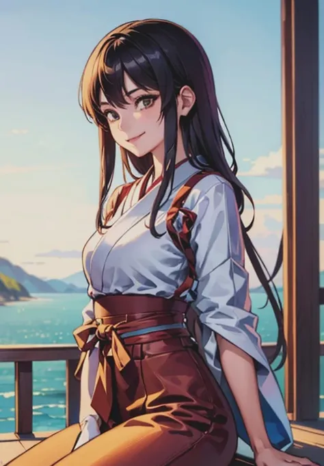 <lora:Carrier_Akagi:0.8>, Carrier_Akagi, smirk,, (gorgeous, beautiful, enchanting:1.3)