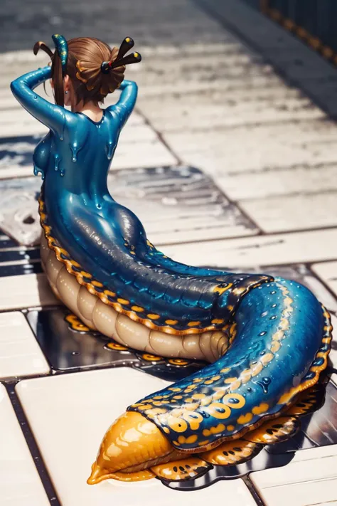 (ultra realistic, highly detailed:1.4), best quality, masterpiece,
girl, sitting, arms at sides
<lora:sluggirl:1> ((sluggirl):1.4) ((slug, slime))