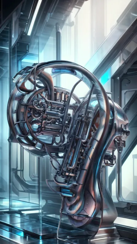 <lora:GlassSteelAI:1> GlassSteelAI Banjo, detailed, intricate, cluttered environment