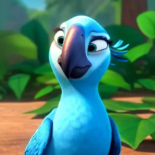<lora:Jewel(BirdMovie,Rio):0.7> sfw, spix macaw, female, blue feathers, detailed, 3d, cgi, animated movie, disney, pixar,