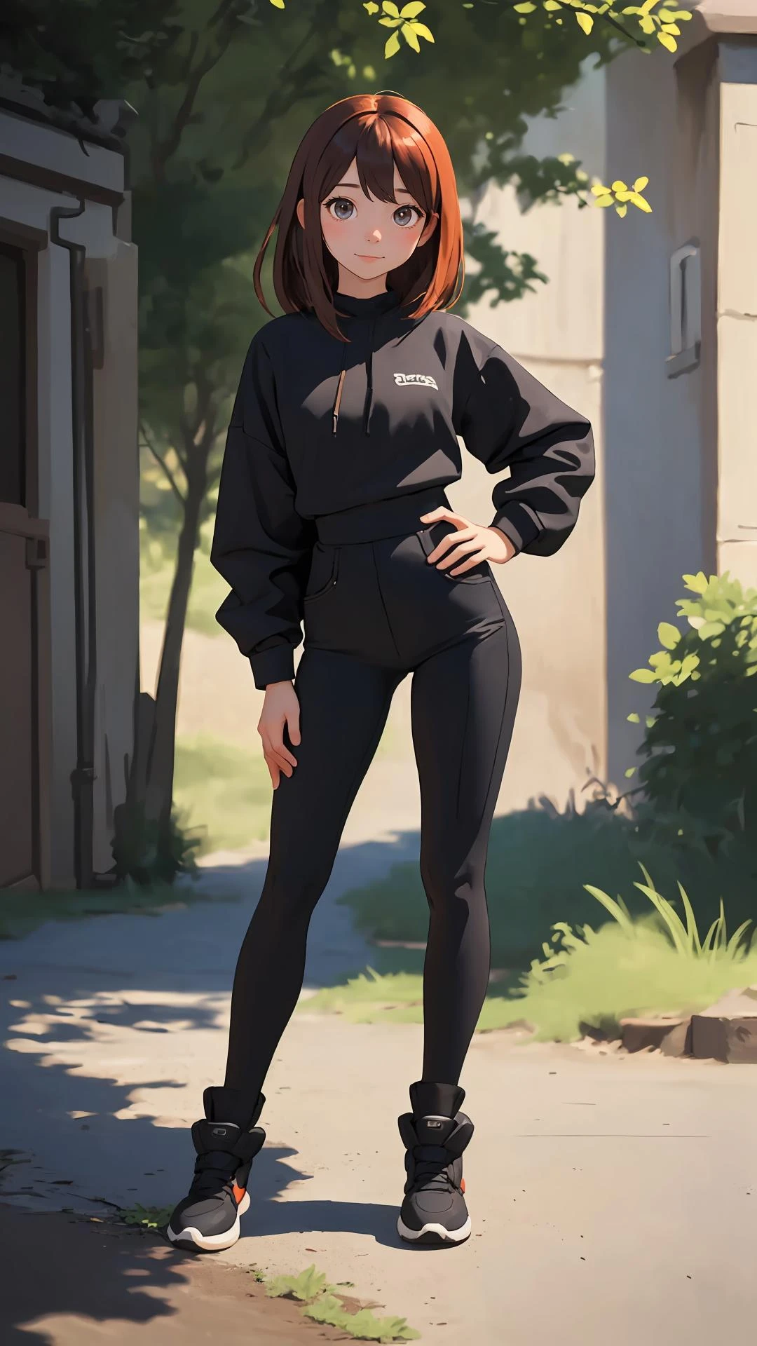 toon \(style\), cartoon,
full body,
(masterpiece:1.4),
(best quality:1.4),
(looking at viewer),
(character on front),
outdoors,
cinematic,
depth of field,
1girl,
{curious face|shy face|happy face},