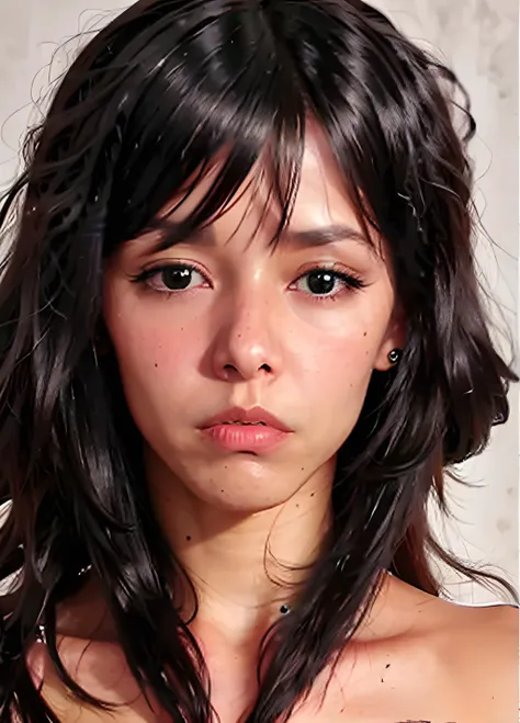 (SFW,8k, RAW photo, best quality, masterpiece:1.2),(realistic, photo-realistic:1.37), ,(((portrait,black hair))), facial close-up <hypernet:sami:0.9>