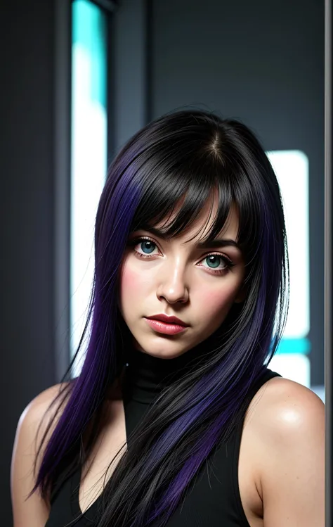 Ultra detalhe, alta resolução, ultra detalhado, melhor qualidade, incrível, qualidade superior, extremamente detalhado, CG unidade de papel de parede 8k, iluminação cinematográfica, Link, cyberpunk, dark boy, girl, roupa verde, preto, cinza, lilas, vermelho, azul, todas misturadas, verde neon, cabelo, branco, louro, azul royal, elfo
