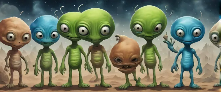 funny aliens