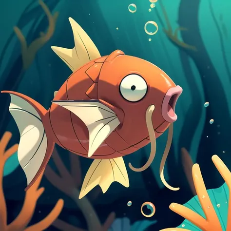 centered, award winning photo, (looking at viewer:1.2), | Magikarp_Pokemon, fish, splash, pectoral fins, two whiskers,
| underwater, bubbles, | bokeh, depth of field, cinematic composition, |
<lora:Magikarp_Pokemon-15:0.7>