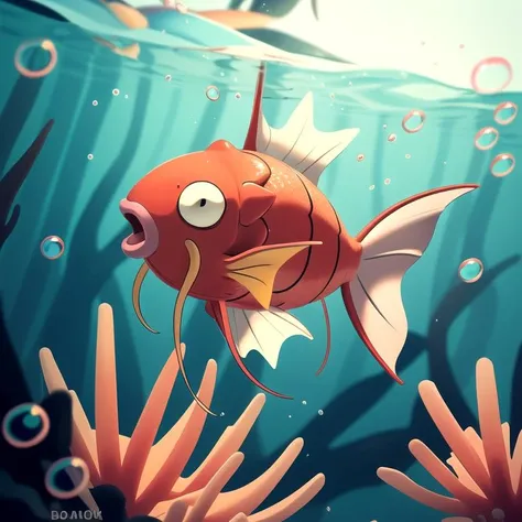 centered, award winning photo, (looking at viewer:1.2), | Magikarp_Pokemon, fish, splash, pectoral fins, two whiskers,
| underwater, bubbles, | bokeh, depth of field, cinematic composition, |
<lora:Magikarp_Pokemon-15:0.6>