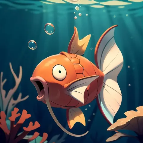 centered, award winning photo, (looking at viewer:1.2), | Magikarp_Pokemon, fish, splash, pectoral fins,
| underwater, bubbles, | bokeh, depth of field, cinematic composition, |
<lora:Magikarp_Pokemon-15:0.6>