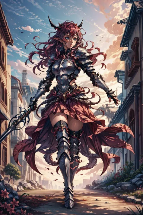 (masterpiece, best quality), intricate details,
1girl, <lora:irys1-000008 (numeratic):0.8> irysrnd
<lora:Clothing - Tentacle Armor:0.6> tentacle4rmor, armor, tentacles, pauldrons, gauntlets, greaves, armored skirt, pelvic curtain, <lora:add_detail:0.8>