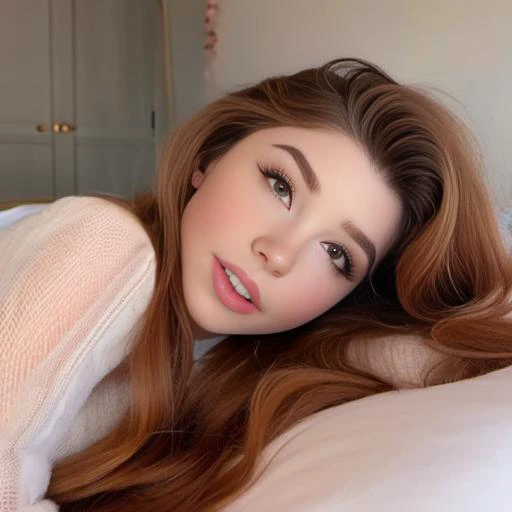 raw photo, ultra realistic,hd, 8k,nsfw,romantic bedroom, <lora:DI_belle_delphine_sdxl_v1:0.8> Belle Delphine, photo taken by Cannon EOS 50D,nsfw, 8k, hd, masterpiece, canon camera,ultra realistic,professional photo,raw photo
