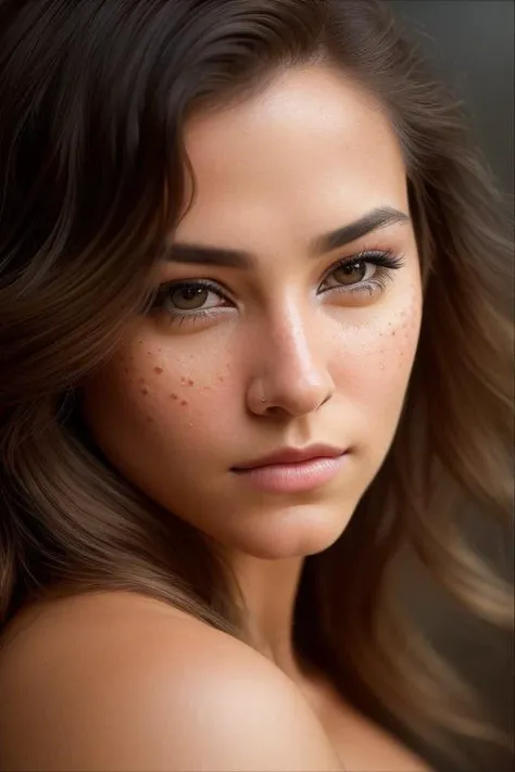 (Color photograph) of (very beautiful) woman, celaineasmr, (studio). candid photography, (full color), face detail, intricate high detail, dramatic, skin pores, cinematic lighting, detailed, (vibrant, photo realistic, dramatic, sharp focus) ((film grain, skin details, high detailed skin texture, 8k hdr, dslr))