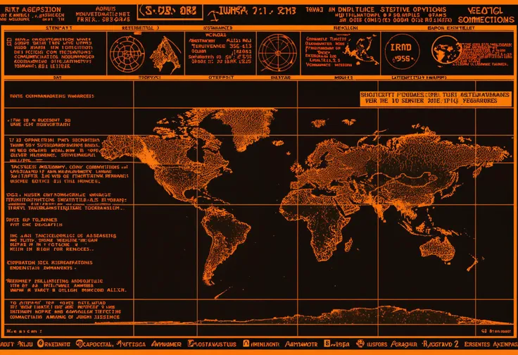 user interface,UI, Tactical Situational Awareness UI: This UI provides commanders and field operators with a comprehensive view of the tactical situation. It integrates data from various sources, such as sensors, intelligence systems, and communication networks. The UI displays maps or geospatial views with overlays showing friendly and enemy forces, terrain features, mission objectives, and real-time situational updates. It enables users to analyze and interpret data, issue commands, and coordinate operations effectively.
, designed by Teenage Engineering, retro-futuristic aesthetic, nostalgic vibe, warm glow, high-contrast lighting, centered composition, straight-on camera angle, minimalist background, moody atmosphere, Retro Orange colors, inspired by 80s sci-fi , <lora:CRT Vectors v1.0:0.4>, <lora:Retro-UI-XL:0.6>