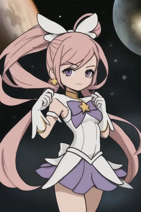 <lora:PseudoPeanuts:0.52>
girl, space, star, magical girl