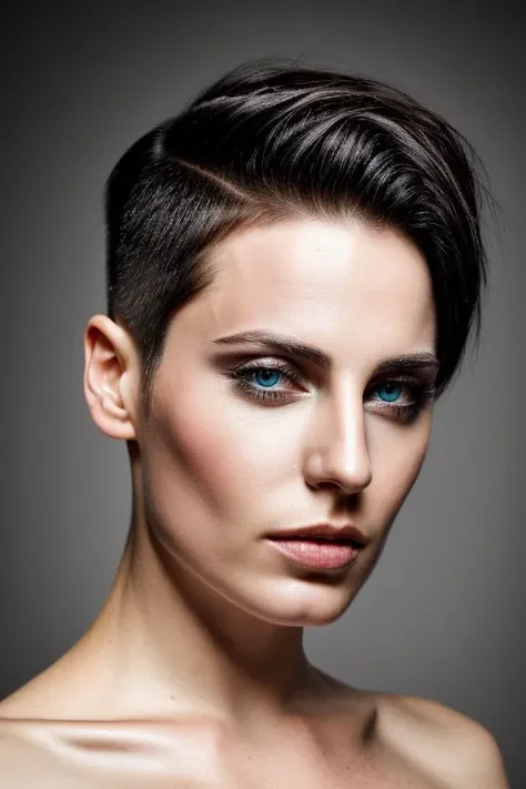 anj, full color portrait of woman, (slick undercut hair:1.0),
masterpiece, best quality, sharp focus, 8k highres, ultra-detailed, rim light, (grey background:1.0),
<lora:CR-AntjeTraue-frankyfrank2k:1>