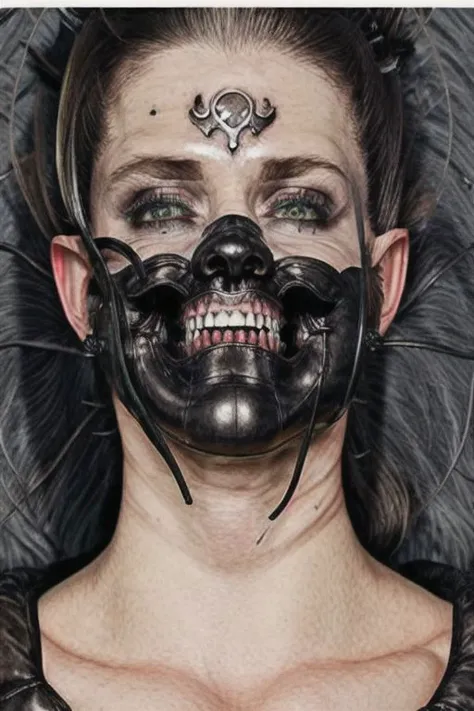 grotesque horror, (shadowheart), (stationary_restraints), windblownface