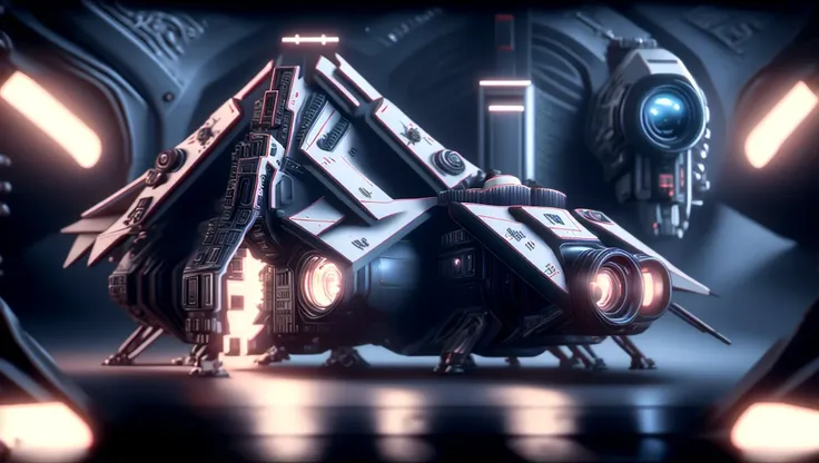 dslr photorealistic shot of crusader spaceship, <lora:sc-20:0.91>, dslr dof 4k, highly detailed, intricate details, cig, <lyco:djzJohnsonDesuZenkaiV15-lyco:1.0>